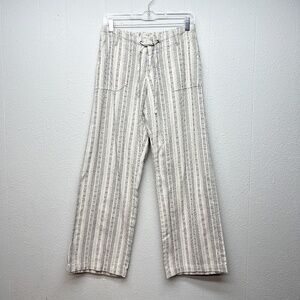 4 Our Dreamers Womens Pants M Linen Cotton Old Money Quiet Luxury Beachy Coastal